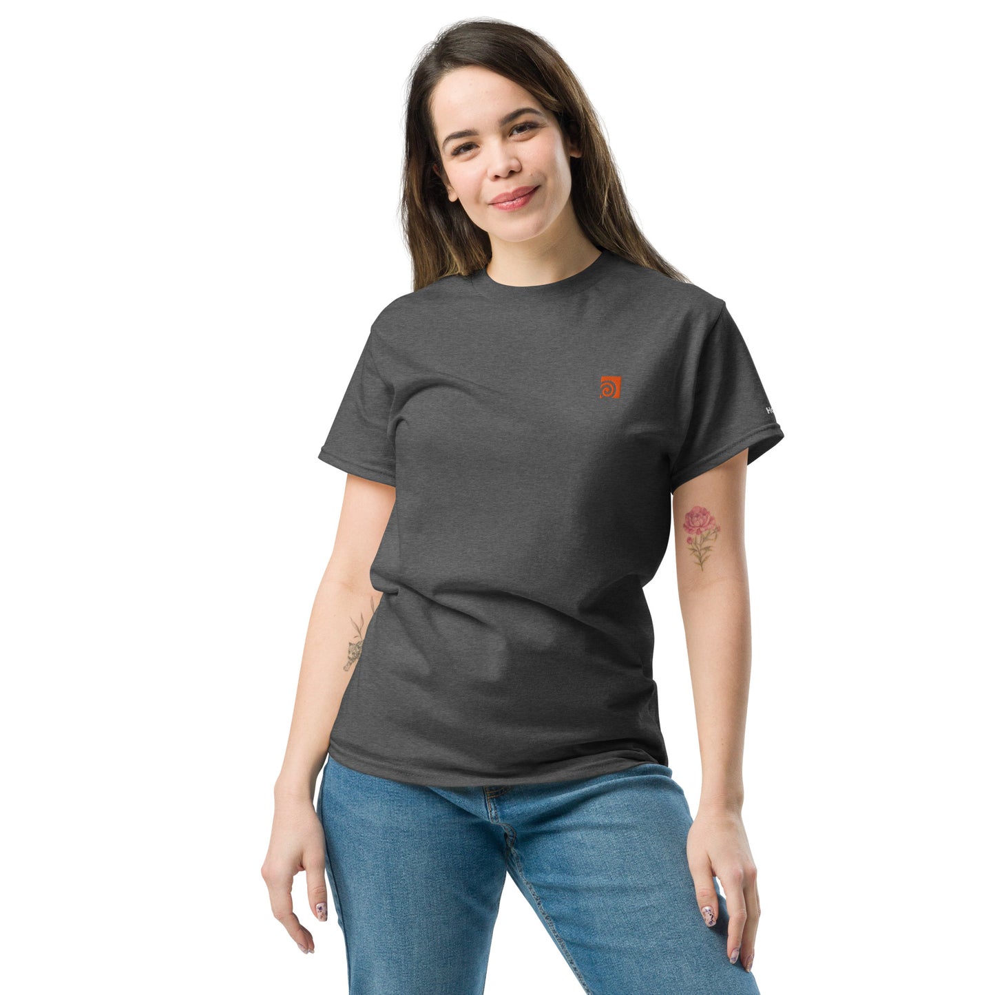 Houdini Logo Grey T-Shirt Woman