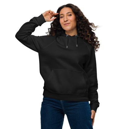 Houdini Logo in Black on Black Hoodie Woman