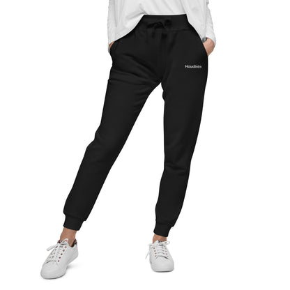 Houdini White Logo Black Sweatpants Woman