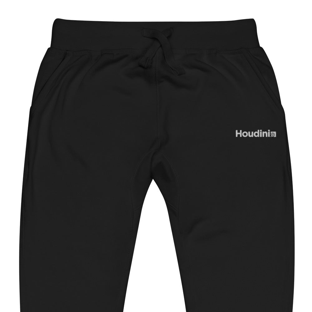 Houdini White Logo Black Sweatpants
