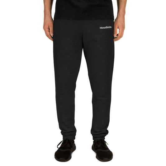 Houdini White Logo Black Joggers Man