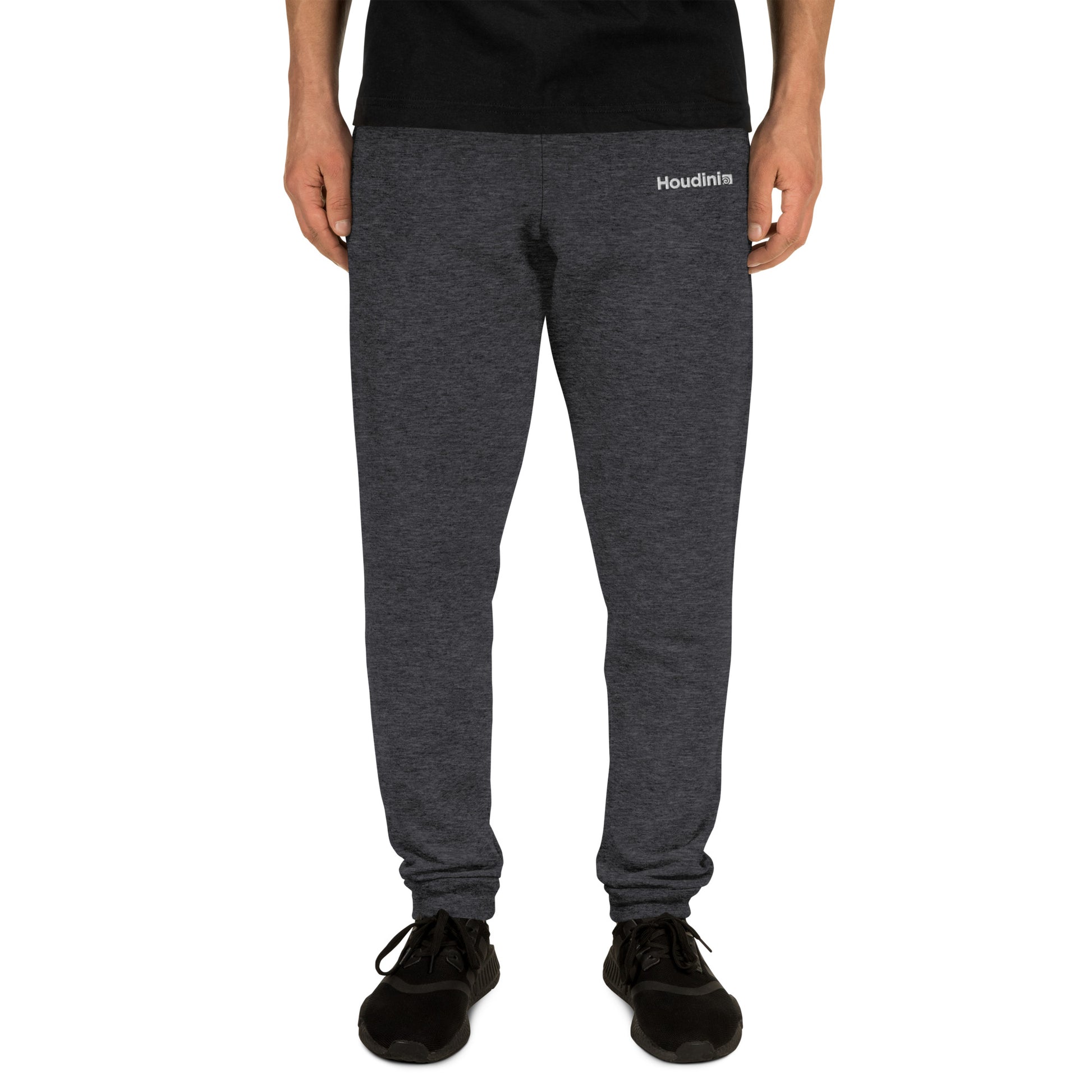 Houdini White Logo Grey Joggers Man
